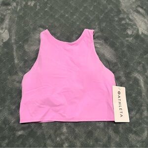 Athleta‎ Conscious Crop A-C in Light Pink crop top bra